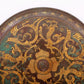 An exquisite bronze inlaid gold and silver round mirror with auspicious animal patterns