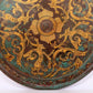 An exquisite bronze inlaid gold and silver round mirror with auspicious animal patterns