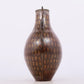 A Wonderful Bronze Gold& Silver-Inlaid 'Auspicious Beast' Vase With Inscriptions