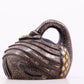 An Archaic Bronze Gold& Silver-Inlaid Swan
