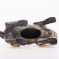 An exquisite bronze inlaid gold and silver leopard ornament