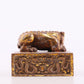 An exquisite gilt bronze animal seal