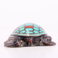 An Archaic Bronze Gold& Silver-Mounted Turquoise-Inlaid Tortois