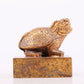 An exquisite gilt bronze animal seal