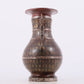 A Wonderful Bronze Gold& Silver-Inlaid Dragon-Handled Vase With Inscriptions