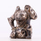 An Archaic Bronze Silver-Inlaid Bear