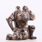 An Archaic Bronze Silver-Inlaid Bear