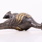 An Archaic Bronze Gold& Silver-Inlaid Bird