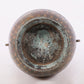 A Wonderful Bronze Gold& Silver-Inlaid Dragon-Handled Vase With Inscriptions