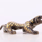 An Excellent Pair Of Bronze Gold& Silver-Mounted Tigers