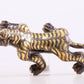 An Excellent Pair Of Bronze Gold& Silver-Mounted Tigers