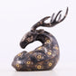 An Archaic Bronze Gold& Silver-Mounted Deer