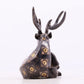 An Archaic Bronze Gold& Silver-Mounted Deer