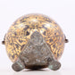 An Archaic Bronze Gold& Silver-Inlaid 'Auspicious Beast' Tripod Jar And Cover