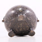 An exquisite bronze inlaid with gold and silver flowers and auspicious animal patterns amphorae and tripod jar with lid