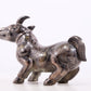 A Marvelous Bronze Gold& Silver-Mounted Rhinoceros