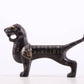 An exquisite bronze inlaid gold tiger charm