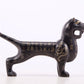 An exquisite bronze inlaid gold tiger charm