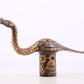 An Archaic Bronze Gold& Silver-Inlaid 'Mythical Bird' Handle