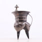 A Marvelous Bronze Gold& Silver-Mounted 'Animal Mask' Tripod Cup