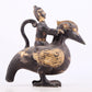 An exquisite gilt bronze duck-shaped ewer