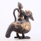 An exquisite gilt bronze duck-shaped ewer