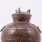A Wonderful Bronze Gold& Silver-Inlaid 'Mythical Bird' Beast-Handled Vase And Cover