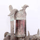 An exquisite bronze inlaid silver bull-shaped palace lantern