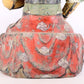 A solemn bronze painted statue of the Heavenly King