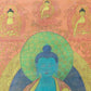 An Exquiste Painted Gold Gautama Buddha Thangka