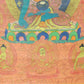 An Exquiste Painted Gold Gautama Buddha Thangka