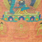 An Exquiste Painted Gold Gautama Buddha Thangka