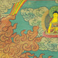 An Exquiste Painted Gold Vajra Thangka