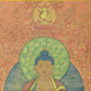 An Exquiste Painted Gold Gautama Buddha Thangka