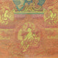 An Exquiste Painted Gold Gautama Buddha Thangka