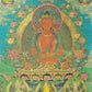 An Exquiste Painted Gold Amitabha Buddha Thangka