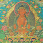 An Exquiste Painted Gold Amitabha Buddha Thangka