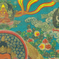 An Exquiste Painted Gold Amitabha Buddha Thangka