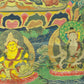 An Exquiste Painted Gold Amitabha Buddha Thangka