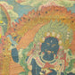 An Exquiste Painted Gold Vajra Thangka