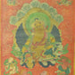 An Exquiste Painted Gold Mammon Thangka