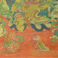 An Exquiste Painted Gold Mammon Thangka