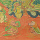 An Exquiste Painted Gold Mammon Thangka