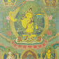 An Exquiste Painted Gold Manjusri Thangka