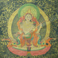 An Exquiste Painted Gold Avalokiteshvara Thangka