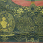 An Exquiste Painted Gold Avalokiteshvara Thangka