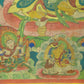 An Exquiste Painted Gold Mammon Thangka