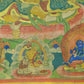 An Exquiste Painted Gold Mammon Thangka