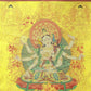 An Exquiste Painted Gold Vajra Yogini Thangka