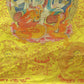 An Exquiste Painted Gold Vajra Thangka